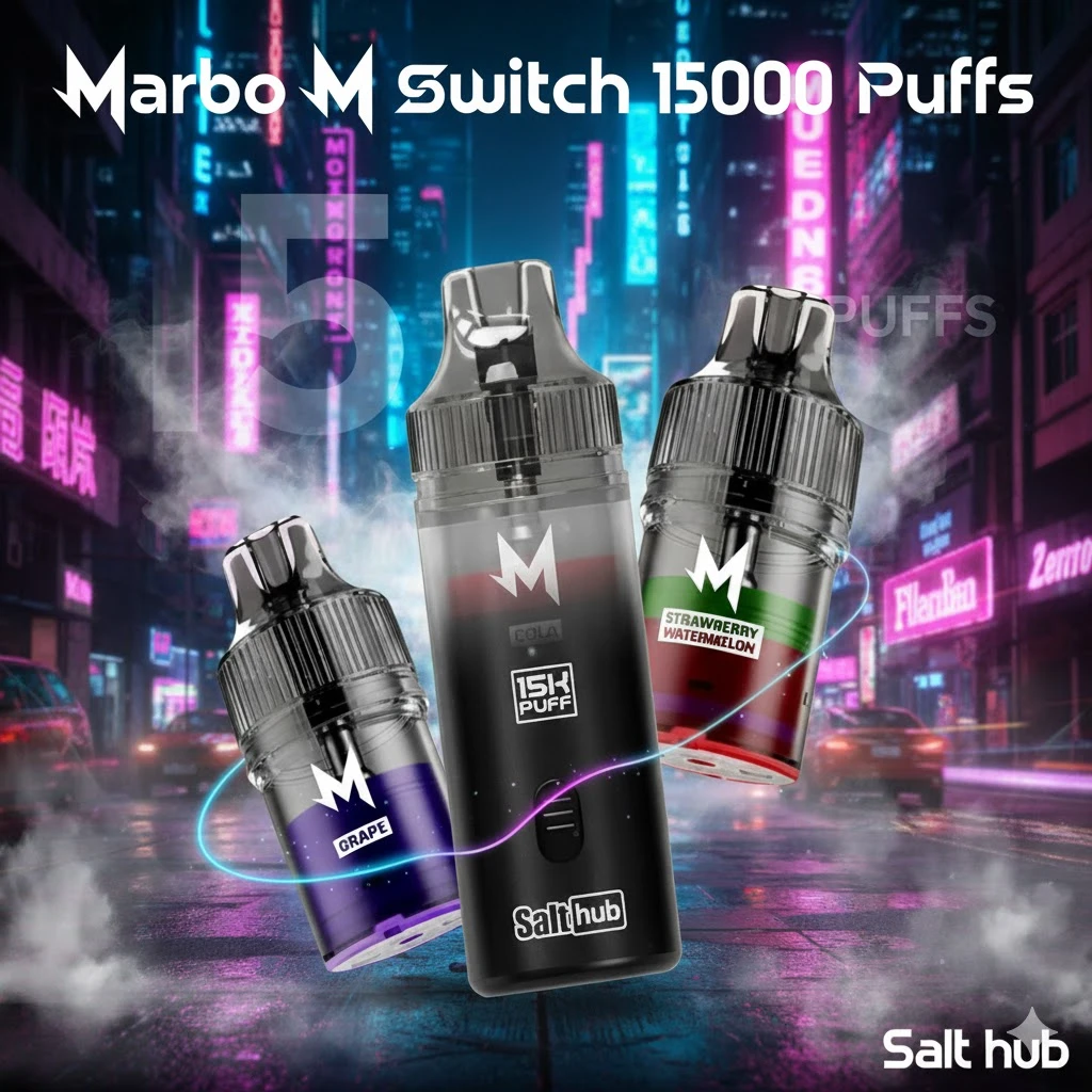 รีวิว Marbo M Switch 15000 Puffs ใช้งานจริง คุ้มไหม? [อัปเดต 2025]