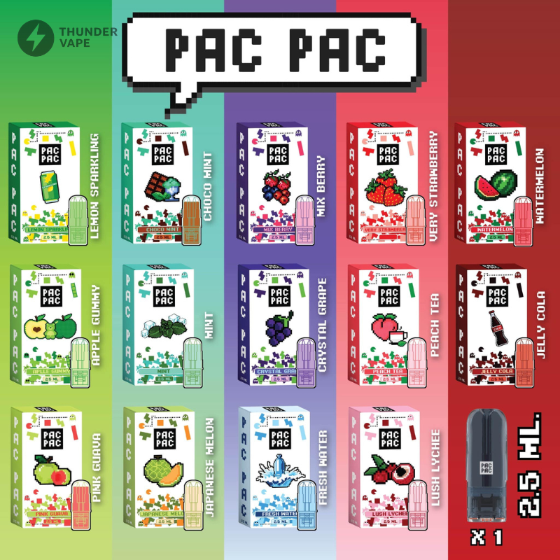 หัวพอต PACPAC Pod 2.5ml หัวน้ำยาใส ใหญ่จุใจ แบรนด์น้องใหม่มาแรง