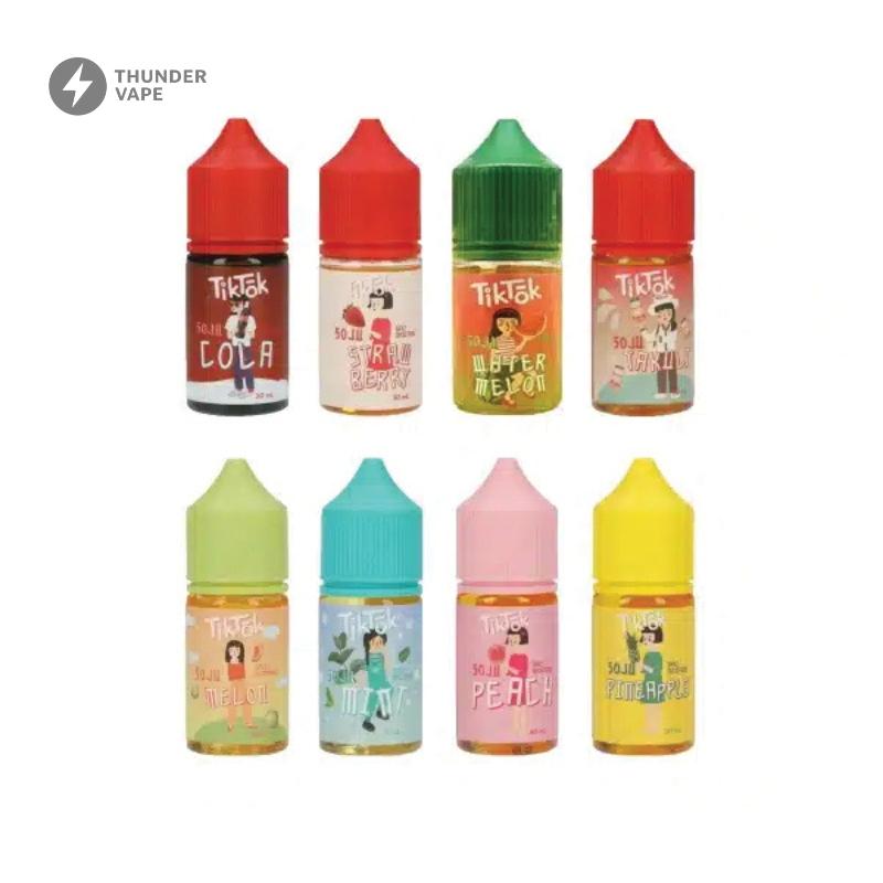 Tiktok SOJU น้ำยาบุหรี่ไฟฟ้า SALT NIC ราคาถูก พร้อมส่งทุกกลิ่นฮิต!
