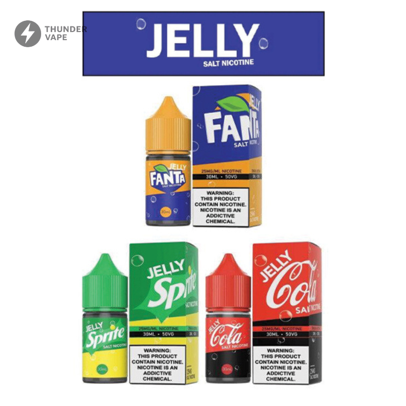Jelly น้ำยาบุหรี่ไฟฟ้า SALT NIC ราคาถูก พร้อมส่งทุกกลิ่นฮิต!