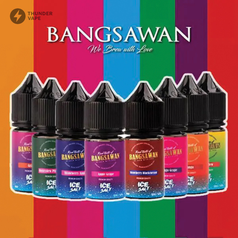 Bangsawansalt น้ำยาบุหรี่ไฟฟ้า SALT NIC ราคาถูก พร้อมส่งทุกกลิ่นฮิต!