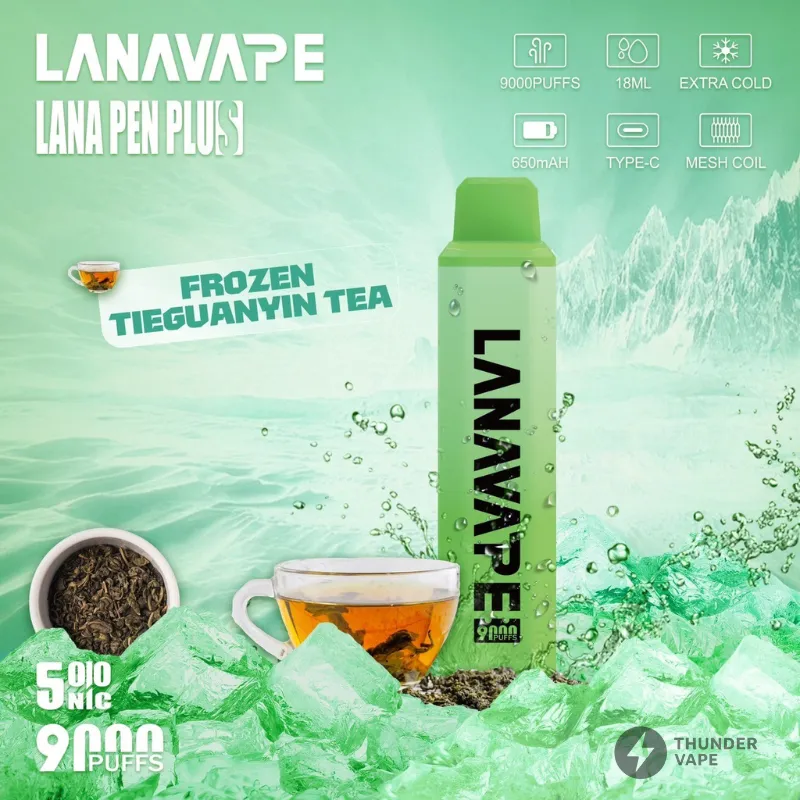 Lana PenPlus 9000 Puffs – พอตใช้แล้วทิ้ง ฟีเจอร์ครบ กลิ่นชัด ฟีลดี